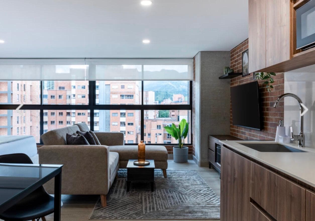 Apartaestudio en arriendo en Laureles Medellín — foto 1 de 11