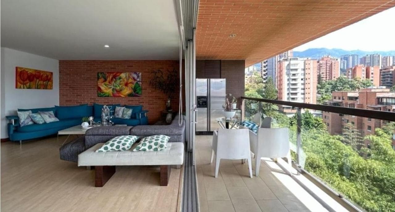 Apartamento en arriendo en Milla de Oro, Poblado, Medellín — foto 3 de 13