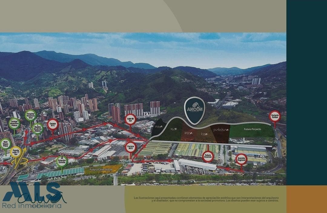 Apartamento en venta en Ancón, Aburra Sur, Sabaneta — foto 1 de 6
