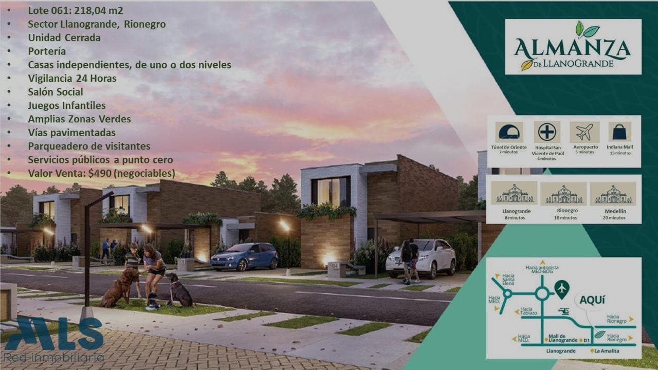 Lote Residencial en venta en V. Barro Blanco, Oriente Antioqueño, Rionegro — foto 1 de 7