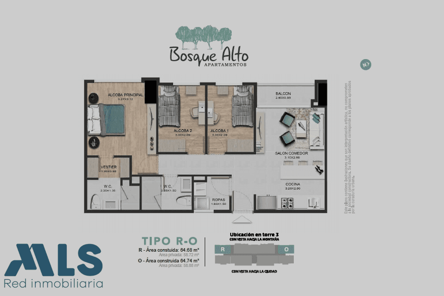 Apartamento en venta en Amazonía, Norte, Bello — foto 1 de 9