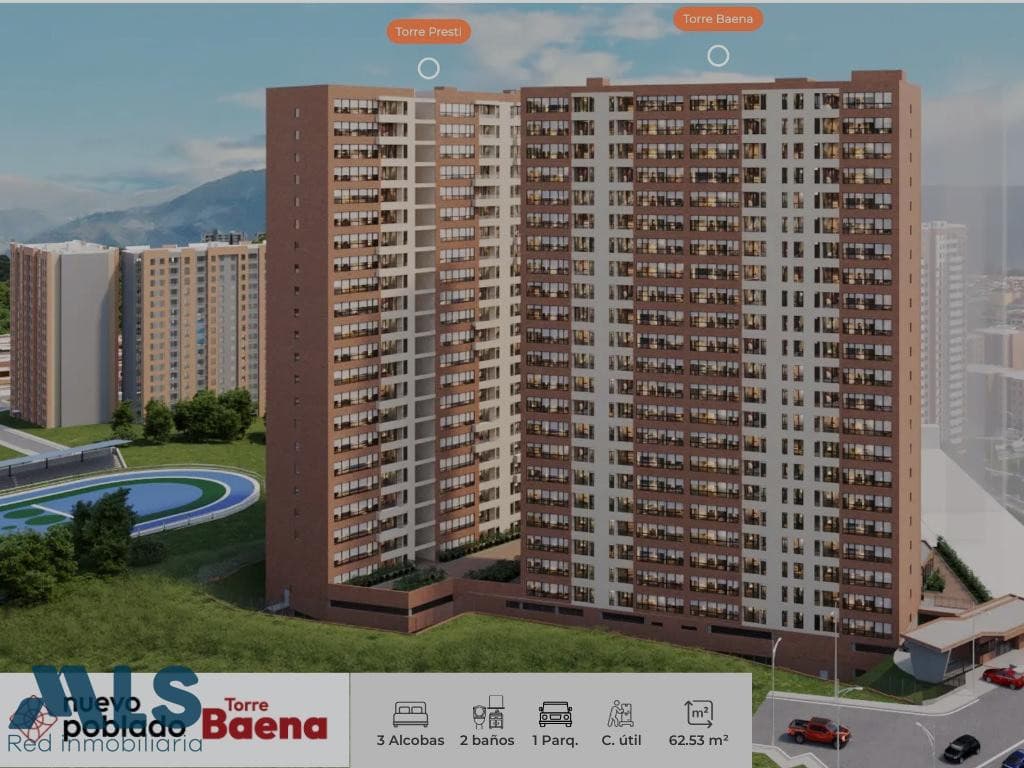 Apartamento en venta en Las Chimeneas, Aburra Sur, Itagüí — foto 1 de 10