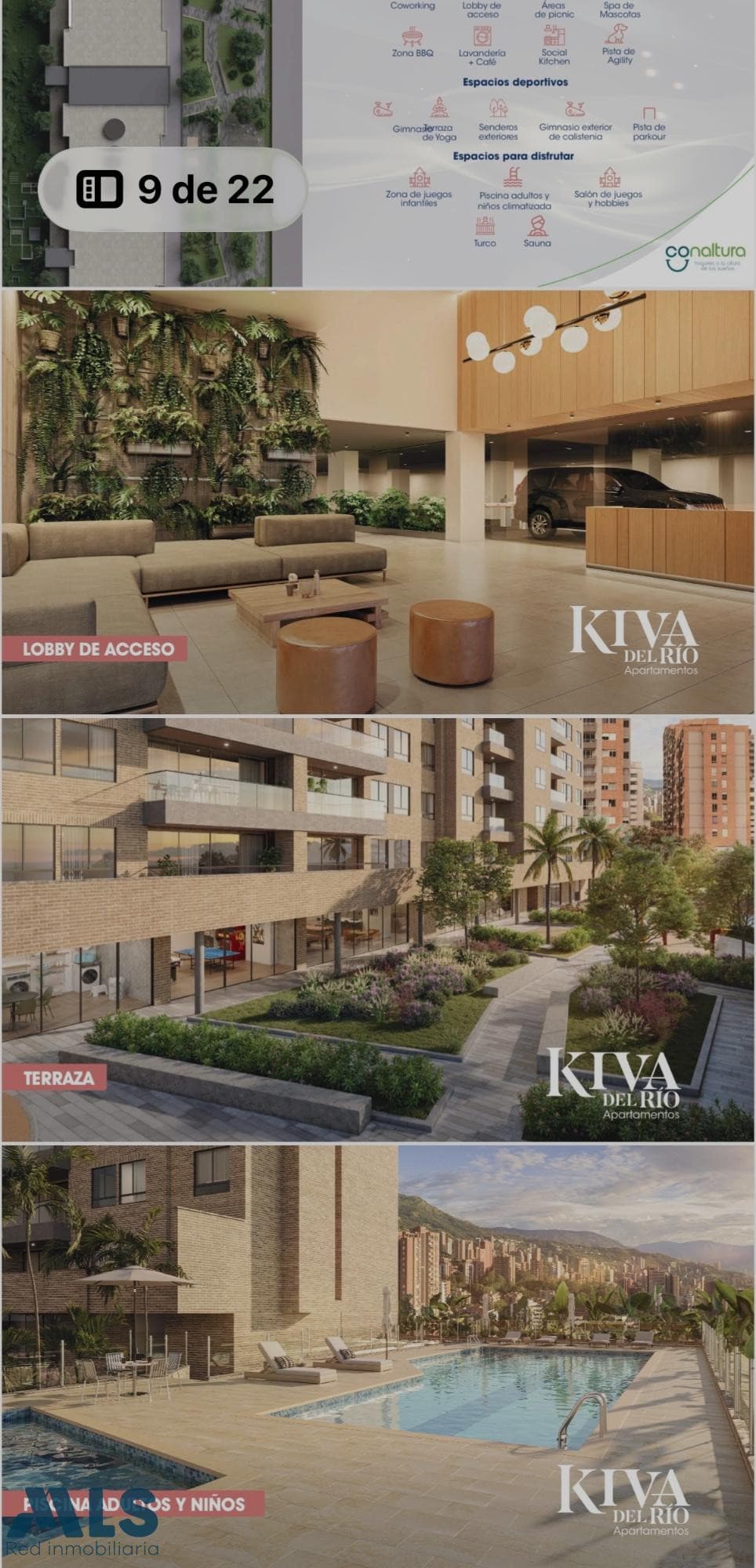Apartamento en venta en Ciudad Del Rio, Poblado, Medellín — foto 1 de 16