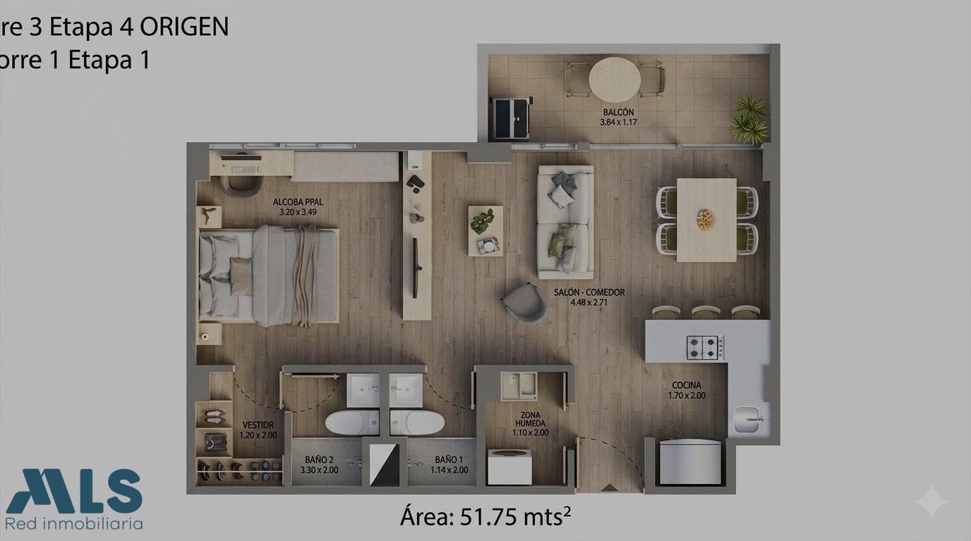 Apartamento en venta en Urbano (la, Oriente Antioqueño, La Ceja — foto 1 de 10