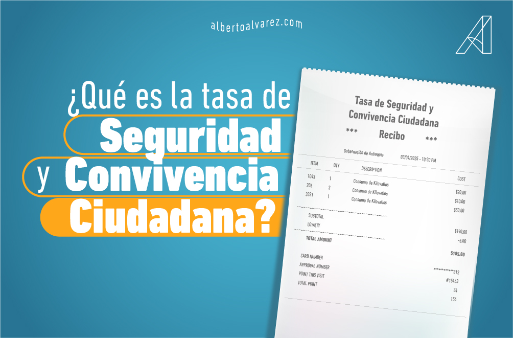 Tasa de seguridad Antioquia - Alberto Álvarez Inm